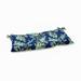 Pillow Perfect Daytrip Indoor/Outdoor Bench Cushion Polyester in Green/Blue | 5 H x 44 W x 18.5 D in | Wayfair 592930