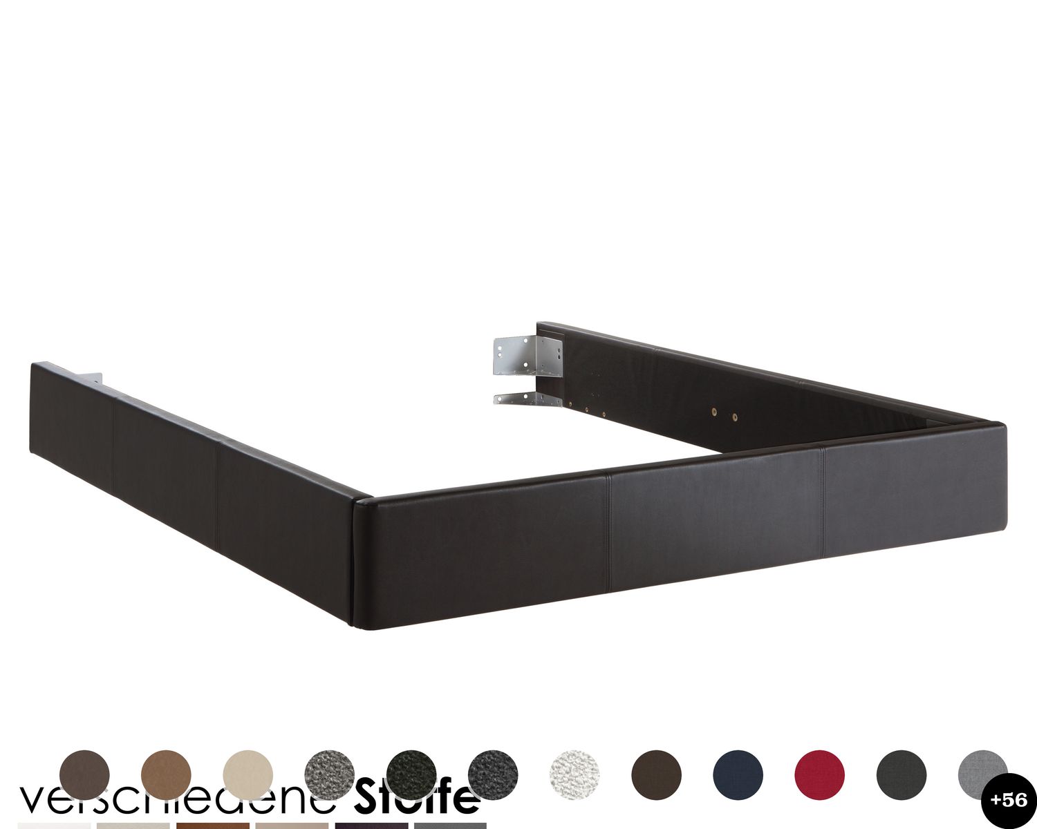 Hasena Dream-Line Bettrahmen Ciara 23/3S 180x200 cm / PK3 Alpina 394 Smoke