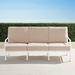 Grayson Sofa with Cushions in White Finish - Rain Resort Stripe Black - Frontgate