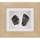 BabyRice 3D Baby Boy Casting Kit Solid Oak Wood Frame Pewter Foot Casts