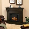 Real Flame Chateau Electric Fireplace in Dark Walnut