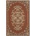 Black/Brown 96 x 120 x 0.25 in Area Rug - Astoria Grand Rockingham Oriental Hand Hooked Rust/Multi Area Rug Polypropylene | Wayfair