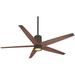 Minka Aire 56" Symbio 5 - Blade LED Standard Ceiling Fan w/ Remote Control & Light Kit Included in Black/Brown | Wayfair F828-ORB