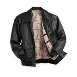 Blair Men's John Blair Aviator Leather Jacket - Black - L