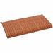 Red Barrel Studio® Indoor/Outdoor Bench Cushion Polyester in Red/Brown | 3 H x 42 W in | Wayfair FFB57658C3D148DFA30078E46E743BF9