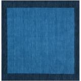 Blue 96 x 0.625 in Area Rug - Breakwater Bay Southbury Hand Hooked Wool Light/Dark Area Rug Wool | 96 W x 0.625 D in | Wayfair BRWT1551 28016774