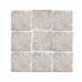 Parvatile Silver 6" x 6" Travertine Wall & FloorTile Natural Stone/Travertine in Gray/White | 6 H x 6 W x 0.375 D in | Wayfair PVTL1356 27787946