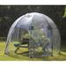 Tierra Garden Haxnicks 9 Ft. W x 9 Ft. D Standard Sunbubble Greenhouse Plastic/PVC Vinyl in Green/White | 78.72 H x 110.16 W x 110.2 D in | Wayfair