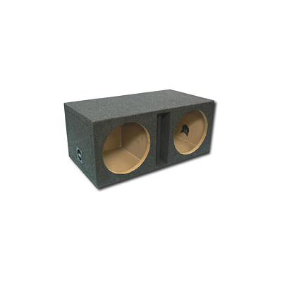 Atrend 12" Dual Ported Divided Chamber Subwoofer Enclosure - Charcoal - E12DV