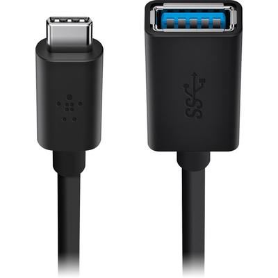 Belkin USB Type A-to-USB Type C Adapter - Black