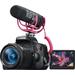 Canon EOS T6i DSLR Camera with EF-S 18-55mm STM Lens Video Creator Kit - Black - 0591C024