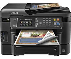 Epson WorkForce WF-3640 Wireless All-In-One Printer - Black - C11CD16201