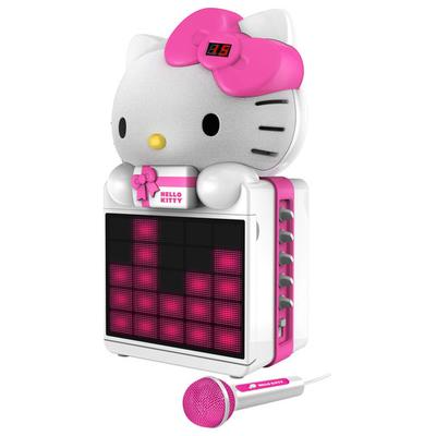 Hello Kitty CD+G Karaoke System - Pink/White/Black - KT2008B