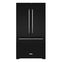 KitchenAid 20.0 Cu. Ft. Counter-Depth French Door Refrigerator - Black - KRFC300EBL