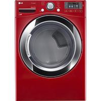 LG SteamDryer 7.4 Cu. Ft. 10-Cycle Steam Gas Dryer - Cherry Red - DLGX3371R