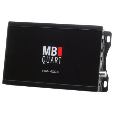 MB Quart 400W Class D Bridgeable 2-Channel Amplifier - Black - NA1-400.2