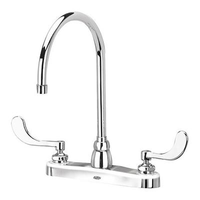 ZURN Z871C4-XL-3F Gooseneck Kitchen/Bathroom Faucet, Manual, 8" Mount, 2 Hole
