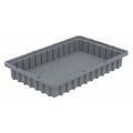 AKRO-MILS 33162GREY Divider Box, Gray, Industrial Grade Polymer, 16 1/2 in L,