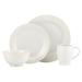 Lenox French Perle Groove 4 Piece Place Setting, Service for 1 Ceramic/Earthenware/Stoneware in White/Yellow | Wayfair 856883