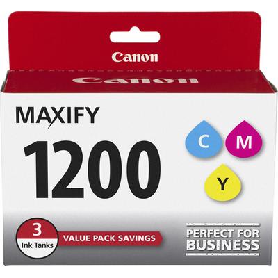 Canon PGI-1200 3-Pack Ink Cartridges - Cyan/Magenta/Yellow - 9232B005