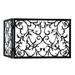 Meyda Lighting Vine 2 Panel Fireplace Screen Steel in Black/Gray | 23 H x 34 W x 17 D in | Wayfair 97928