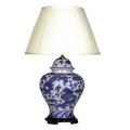 DOWNTON INTERIORS UK's Largest Range of Porcelain Lamps - Large Oriental Ceramic Table Lamp (M7395) – Chinese Mandarin Style