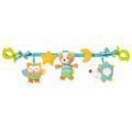 Fehn Kinderwagenkette Baby Mobile Sleeping Forest – Babymobile Kette mit süßen Anhänger Figuren - Babyspielzeug zum flexiblen Aufhängen - Kinderwagen Spielzeug für Babys und Kleinkinder ab 0+ Monaten