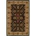 Brown 108 x 0.5 in Indoor Area Rug - Meridian Rugmakers Oriental Handmade Tufted Wool Black/Area Rug Wool | 108 W x 0.5 D in | Wayfair