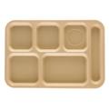 CAMBRO EAPS1014161 Tray,w/ Compartments,10x14,Tan