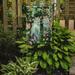 Caroline's Treasures Cats In Garden by Debbie Cook 2-Sided Garden Flag, Polyester in Green/Brown | 15 H x 11 W in | Wayfair CDCO0151GF