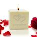 Carved Solutions Double Heart Grandma Unscented Votive Candle, Cotton in Brown | 3 H x 3 W x 3 D in | Wayfair EL3C-Grandma-Doubleheart