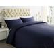 ASAB 250TC Thread Count 100% Egyptian Cotton Modern Linear Sateen Stripe Luxury Bed Duvet Quilt Cover Hotel Quality Bedding Set With Pillow Cases - King - Navy