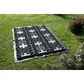 Hawklok 10x8ft PLASTIC SHED BASE KIT FOR A GARDEN SHED + MEMBRANE & CLIPS