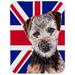 Caroline's Treasures Union Jack Norfolk Terrier Puppy w/ English British Flag Glass Cutting Board Glass | 0.15 H x 11.25 W x 15.38 D in | Wayfair