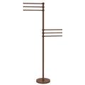 Allied Brass Free Standing Towel Stand Metal in Brown | 49 H x 9.25 D in | Wayfair TS-50D-ABZ