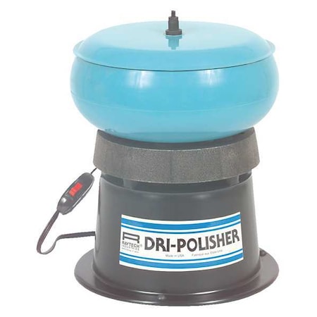 RAYTECH 23012R Vibratory Tumbler System,0.12 cu.ft.
