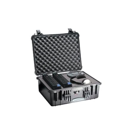 PELICAN 1550NF Orange Protective Case, 20.66"L x 17.2"W x 8.40"D
