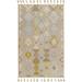 White 24 x 0.47 in Area Rug - Foundry Select Brassfield Southwestern Handwoven Wool/Denim/Dark Gray Area Rug Cotton/Wool | 24 W x 0.47 D in | Wayfair