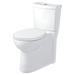 American Standard Studio Dual-Flush Round Two-Piece Toilet (Seat Included) in White | 30.875 H x 15.75 W x 28.25 D in | Wayfair 2795204.020