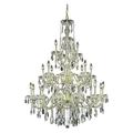 Elegant Lighting - St. Francis - Twenty-Four Light Chandelier-Royal Cut Crystal