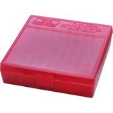 Mtm Case-Gard Flip Top Pistol Ammo Boxes - Flip Top Pistol Ammo Box 9mm-380 Acp 100 Round Red