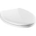 Delta Sanborne Elongated Toilet Seat Plastic Toilet Seats | 2 H x 18.5 W x 14 D in | Wayfair 811902-WH