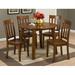 Lark Manor™ Chaffin Drop Leaf Acacia Solid Wood Dining Set Wood in Brown | 30 H in | Wayfair E0F54422C8D141F291809951FE782B7D