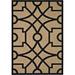 Black/White 31 x 0.25 in Indoor Area Rug - Mercer41 Jamon Geometric Tan/Black Area Rug Polypropylene | 31 W x 0.25 D in | Wayfair