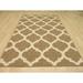 Brown/White 120 x 0.25 in Area Rug - The Conestoga Trading Co. Geometric Handwoven Brown/Tan Area Rug Wool | 120 W x 0.25 D in | Wayfair