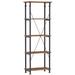 August Grove® Oliver 74.5" H x 26" W Solid Wood Etagere Bookcase Wood in Brown | 74.5 H x 26 W x 15 D in | Wayfair ATGR3425 28013026