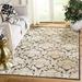 White 96 x 0.3 in Indoor Area Rug - Martha Stewart Rugs Martha Stewart Damask Soft Anthracite/Beige Area Rug Viscose | 96 W x 0.3 D in | Wayfair