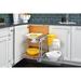 Rev-A-Shelf Blind Corner Kitchen Cabinet Organizer w/Soft Close Steel in Gray | 21 H x 26.4063 W x 20.4063 D in | Wayfair 5PSP-15SC-CR