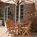 Barbuda 5 pc Teak Patio Table and 4 Chairs