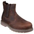 Amblers Safety FS165 Unisex SB P SRA Chelsea Safety Boots Brown UK 7